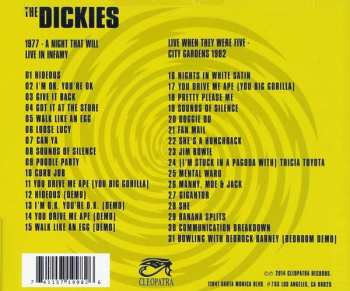 CD The Dickies: 1977 / 1982 A Night That Will Live In Infamy & Live When They Were Five