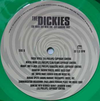 LP The Dickies: Live When They Were Five - City Gardens 1982 LTD | CLR