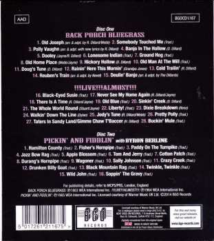 2CD The Dillards: Back Porch Bluegrass / !!!Live!!Almost!!! / Pickin' And Fiddlin'