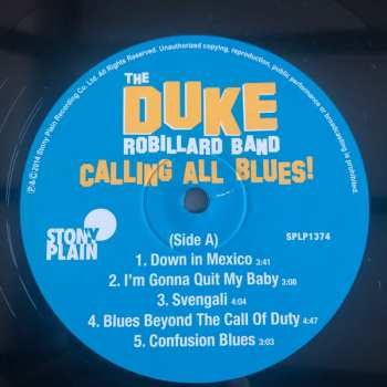 LP The Duke Robillard Band: Calling All Blues LTD | NUM