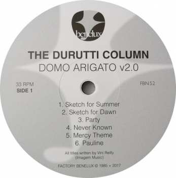 LP/SP The Durutti Column: Domo Arigato v2.0 (Live In Japan)