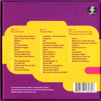 3CD/Doos The Durutti Column: Obey The Time DLX