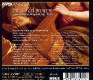 CD Andrea Marcon: Canzon Del Principe