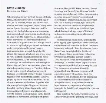 2CD David Munrow: Renaissance Dance