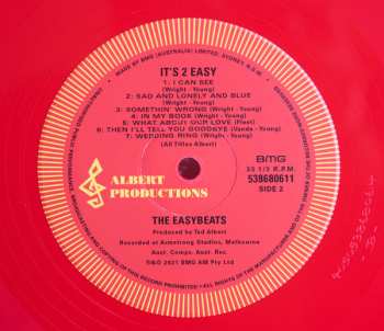 LP The Easybeats: It's 2 Easy LTD