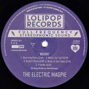 LP The Electric Magpie: Begins