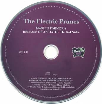 CD The Electric Prunes: Mass In F Minor + Release Of An Oath - The Kol Nidre