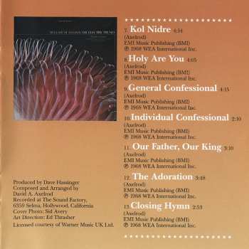 CD The Electric Prunes: Mass In F Minor + Release Of An Oath - The Kol Nidre