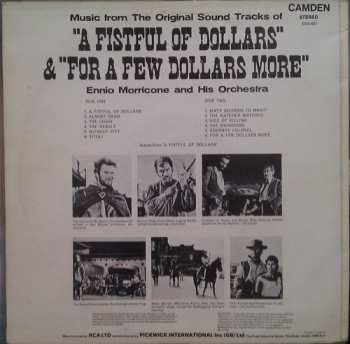 LP The Ennio Morricone Orchestra: Music From The Original Sound Tracks Of "A Fistful Of Dollars" & "For A Few Dollars More"