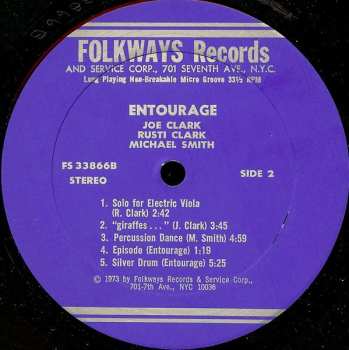 LP The Entourage Music & Theatre Ensemble: The Entourage Music And Theatre Ensemble