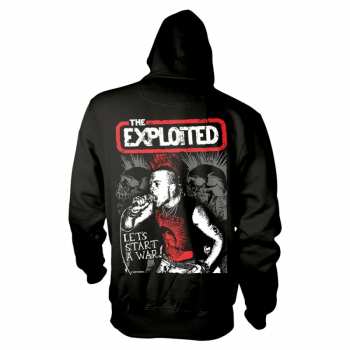 Merch The Exploited: Mikina S Kapucí Let's Start A War M