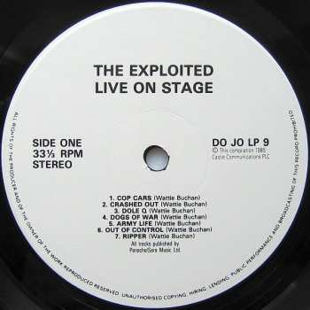 LP The Exploited: On Stage