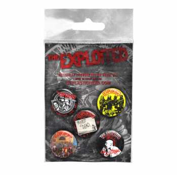 Merch The Exploited: Set Badges The Exploited Button Badge Set 2