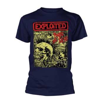 Merch The Exploited: T-shirt Punks Not Dead (album) (navy)