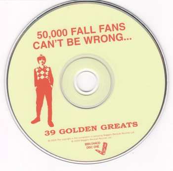 2CD The Fall: 50,000 Fall Fans Can't Be Wrong - 39 Golden Greats