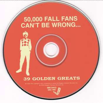 2CD The Fall: 50,000 Fall Fans Can't Be Wrong - 39 Golden Greats