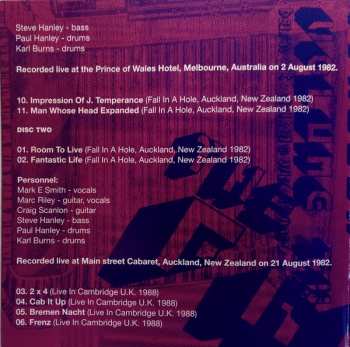2CD The Fall: Rebellious Jukebox Volume Three (Burn It All Down Live!!)