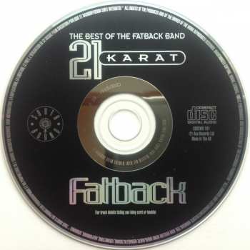 CD The Fatback Band: 21 Karat Fatback (The Best Of)