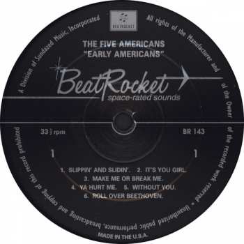 LP The Five Americans: Early Americans