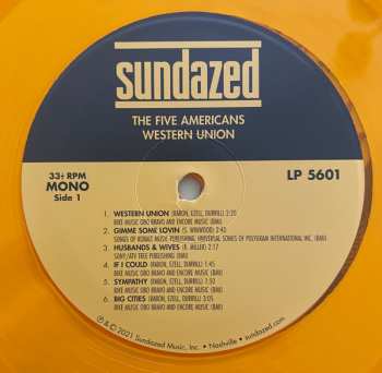 LP The Five Americans: Western Union / Sound Of Love CLR