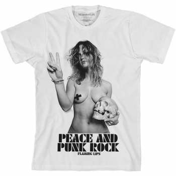 Merch The Flaming Lips: T-shirt Peace & Punk Rock Girl 