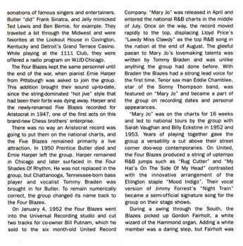 CD Four Blazes: Mary Jo