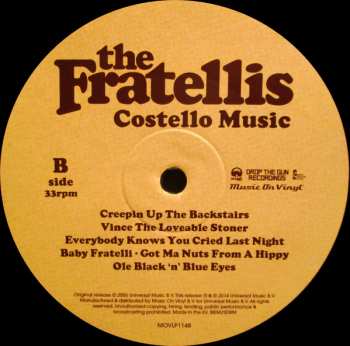 LP The Fratellis: Costello Music