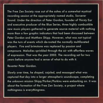 CD The Free Zen Society: The Free Zen Society