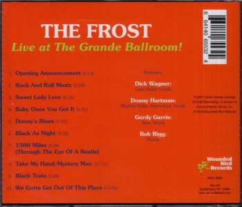 CD The Frost: Live At The Grande Ballroom!
