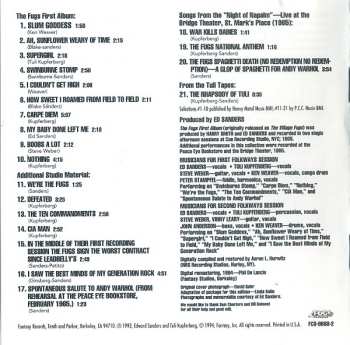 CD The Fugs: The Fugs First Album With Sizzling Additional Tracks From The Early Fugs