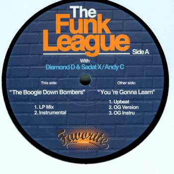 LP The Funk League: The Boogie Down Bombers / You're Gonna Learn