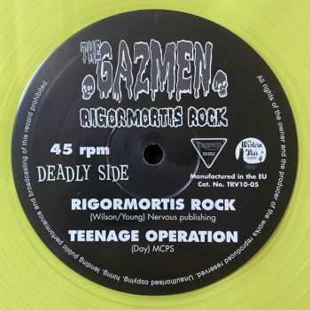 EP The Gazmen: Rigormortis Rock LTD | NUM | CLR
