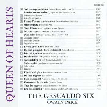 CD The Gesualdo Six: Queen Of Hearts