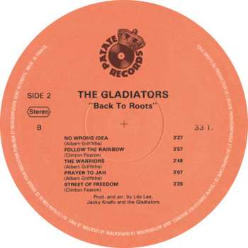 LP The Gladiators: Back To Roots