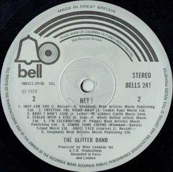 LP The Glitter Band: Hey!