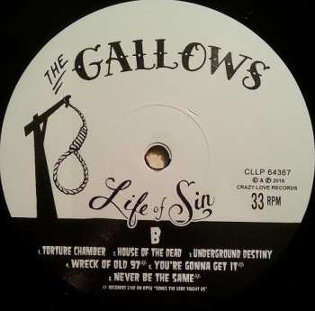 LP The Goddamn Gallows: Life Of Sin