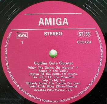 LP The Golden Gate Quartet: Golden Gate Quartet