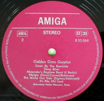 LP The Golden Gate Quartet: Golden Gate Quartet