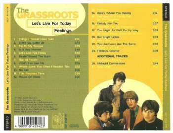 CD The Grass Roots: Let's Live For Today /  Feelings