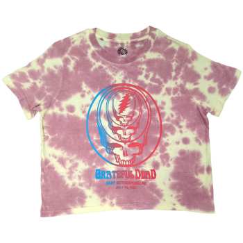 Merch The Grateful Dead: Dames Crop Top Concentric Skulls