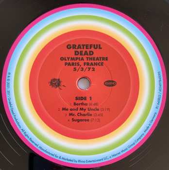 6LP/Doos The Grateful Dead: Olympia Theatre, Paris, France (5/3/72) LTD
