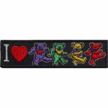 Merch The Grateful Dead: Patch I Love Bears