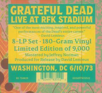 8LP/Doos The Grateful Dead: RFK Stadium, Washington, D.C. 6/10/73  LTD
