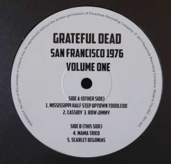 2LP The Grateful Dead: San Francisco 1976 Volume One