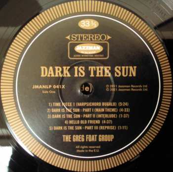LP The Greg Foat Group: Dark Is The Sun LTD