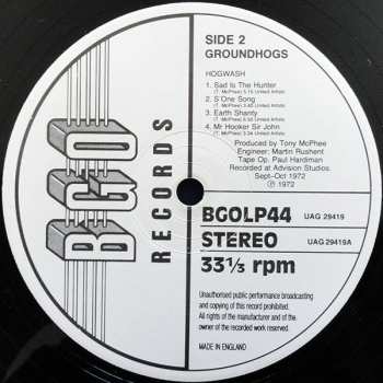 LP The Groundhogs: Hogwash