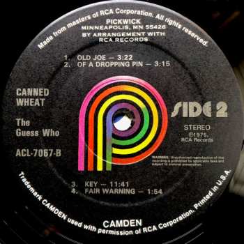 LP The Guess Who: Canned Wheat