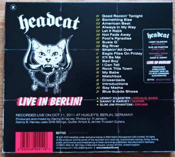 CD The Head Cat: Live In Berlin!