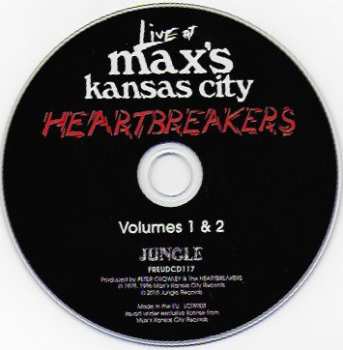 CD The Heartbreakers: Live At Max's Kansas City Volumes 1 & 2