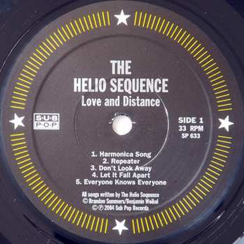 LP The Helio Sequence: Love And Distance